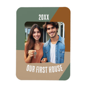 Magnet Flexible Photo personnalisée de notre Première Maison