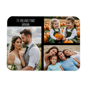 Magnet Flexible Photo personnalisée famille – Photos, texte
