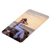 Magnet Flexible Photo personnalisée Joyeux anniversaire (Côté Gauche)