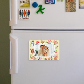Magnet Flexible Photo personnalisée Maison en pain d'épices Père N