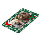 Magnet Flexible Photo personnalisée Noël Père Noël Pet HO HO HO HO (Côté Gauche)