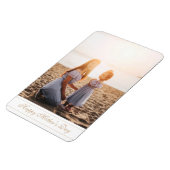 Magnet Flexible Photo personnalisée Script Happy Mother's Day (Côté Gauche)