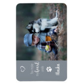 Magnet Flexible Photo pour animaux de compagnie - Photo pour chien (Vertical)