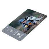 Magnet Flexible Photo pour animaux de compagnie - Photo pour chien (Côté Gauche)