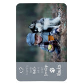 Magnet Flexible Photo pour animaux de compagnie - Photo pour chien (Vertical)
