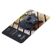 Magnet Flexible Photo pour animaux de compagnie - Photo pour chien (Côté Gauche)