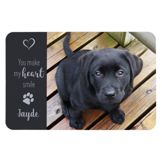 Magnet Flexible Photo pour animaux de compagnie - Photo pour chien (Horizontal)