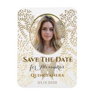 Magnet Flexible Photo Save The Date Quinceanera