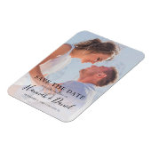 Magnet Flexible Photo Save the Date Simple Modern Script (Côté Gauche)