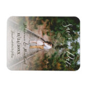 Magnet Flexible Photo simple élégante Enregistrer l'aimant de date (Horizontal)