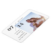 Magnet Flexible Photo simple et design. "Save the date" pour maria (Côté Gauche)