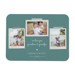Magnet Flexible Photo Snapshot de Sentiments joyeux