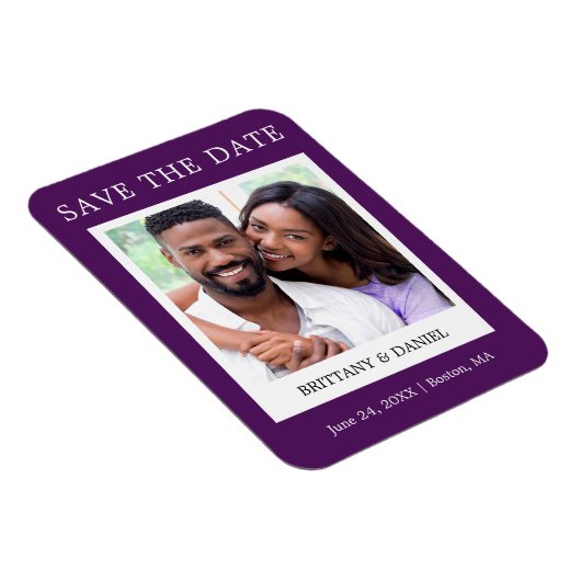 Magnet Flexible Photo Style Camera Instant Enregistrer La Date Pur (Côté Droit)