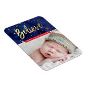 Magnet Flexible PHOTO VACANCES or croire noël magique (Côté Droit)