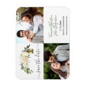 Magnet Flexible Photo White Peonies Lanternes rustiques Sauvez La  (Vertical)