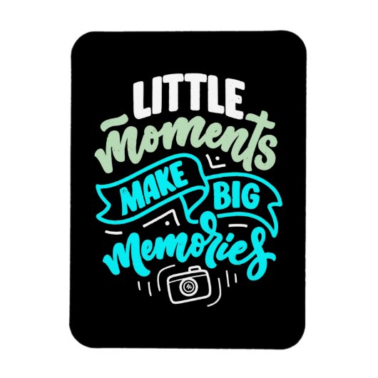 Magnet Flexible Photographe de souvenirs de voyage (Vertical)