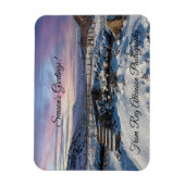 Magnet Flexible Photographie de Noël d'hiver pittoresque (Vertical)