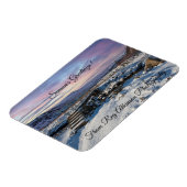 Magnet Flexible Photographie de Noël d'hiver pittoresque (Côté Gauche)