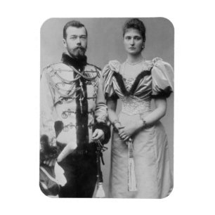 Magnet Flexible Photographie de portrait de tsar Nicholas II