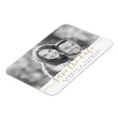 Magnet Flexible Photographie de script simple et moderne enregistr (Côté Gauche)