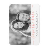 Magnet Flexible Photographie de script simple et moderne enregistr (Vertical)