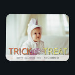 Magnet Flexible Photographie Moderne Ou Traiter Halloween<br><div class="desc">Créez votre propre "Modern Trick or Treat Photo Halloween" avec ces modèles faciles à utiliser conçus par StonkingStuff.</div>