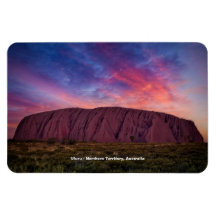 Photographie pittoresque - Uluru au coucher du sol