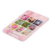 Magnet Flexible Photos personnalisées roses amour (Côté Gauche)