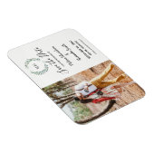 Magnet Flexible Photos rustiques de couleur d'aquarelle feuille mo (Côté Droit)