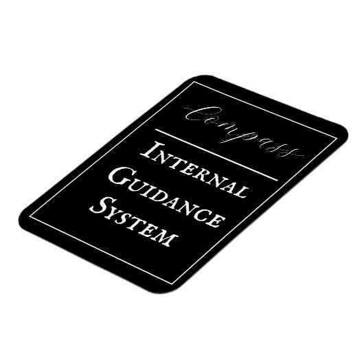 Magnet Flexible Phrase "Compas - Système de guidage interne" (Côté Gauche)