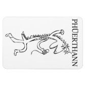 Magnet Flexible Phuerthann 4" par 6" Aimant photo flexible (Horizontal)