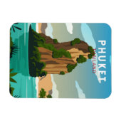 Magnet Flexible Phuket Thailand Retro (Horizontal)