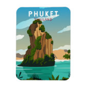 Magnet Flexible Phuket Thailand Retro (Vertical)