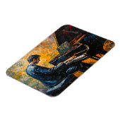 Magnet Flexible Piano Player - Peinture à l'huile (Côté Gauche)