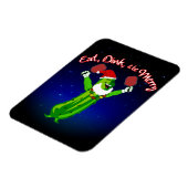 Magnet Flexible Pickleball de Noël Pickleball Picket de Noël (Côté Gauche)