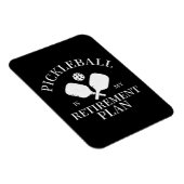 Magnet Flexible pickleball est mon projet de retraite (Côté Droit)