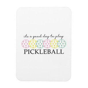 Magnet Flexible Pickleball Maman Joueur Paddle Sport
