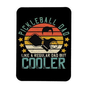 Magnet Flexible Pickleball Papa Comme Un Père Régulier Mais Glaciè