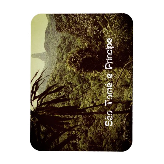 Magnet Flexible Pico Cão Grande - São Tomé und Príncipe (Vertical)