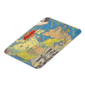 Magnet Flexible Pictorial Map of Canada (Côté Gauche)