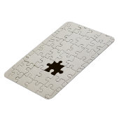 Magnet Flexible Pièce de puzzle manquante blanche (Côté Gauche)