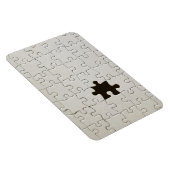 Magnet Flexible Pièce de puzzle manquante blanche (Côté Droit)
