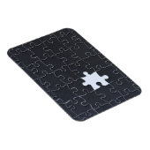 Magnet Flexible Pièce Jigsaw Puzzle manquante noir (Côté Droit)