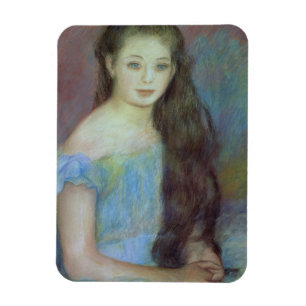 Magnet Flexible Pierre A Renoir Jeune fille aux yeux bleus