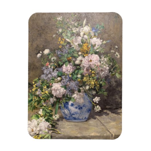 Magnet Flexible Pierre-Auguste Renoir Bouquet de printemps (Vertical)
