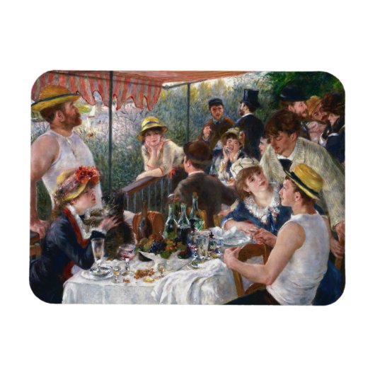 Magnet Flexible Pierre-Auguste Renoir - Déjeuner de la fête nautiq (Horizontal)