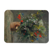 Magnet Flexible Pierre-Auguste Renoir - Fleurs dans un Vase 1866 (Horizontal)