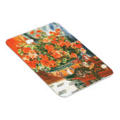 Magnet Flexible Pierre-Auguste Renoir Geraniums Et Chats (Côté Droit)