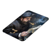 Magnet Flexible Pierre-Auguste Renoir - Lecture Claude Monet (Côté Gauche)