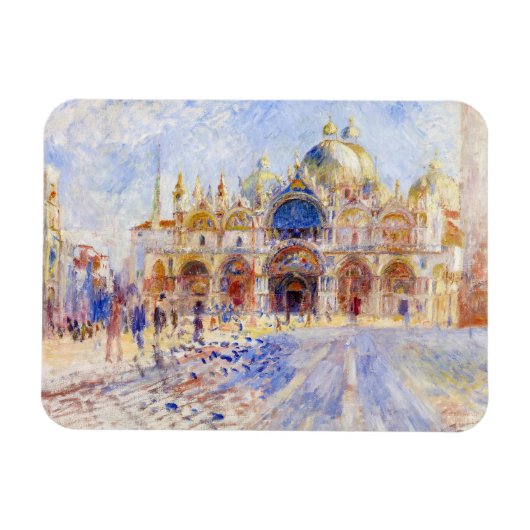 Magnet Flexible Pierre-Auguste Renoir - Venise, Piazza San Marco (Horizontal)